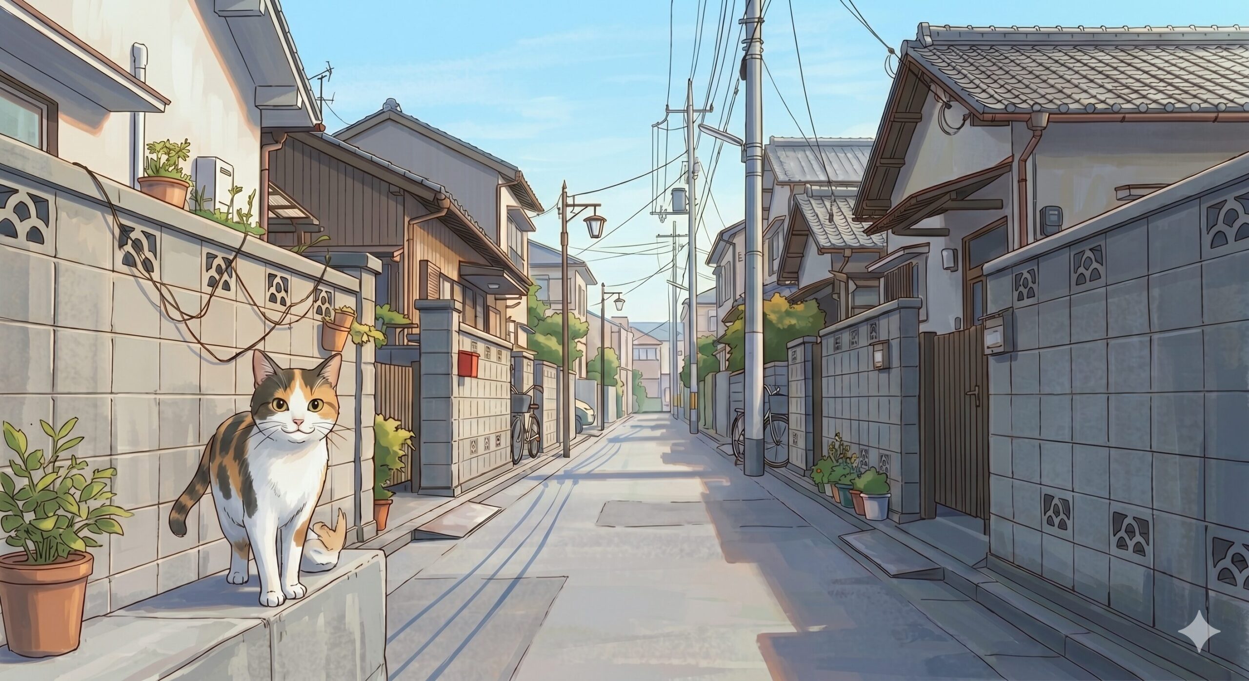 最近、すっかり野良猫を見なくなりました。