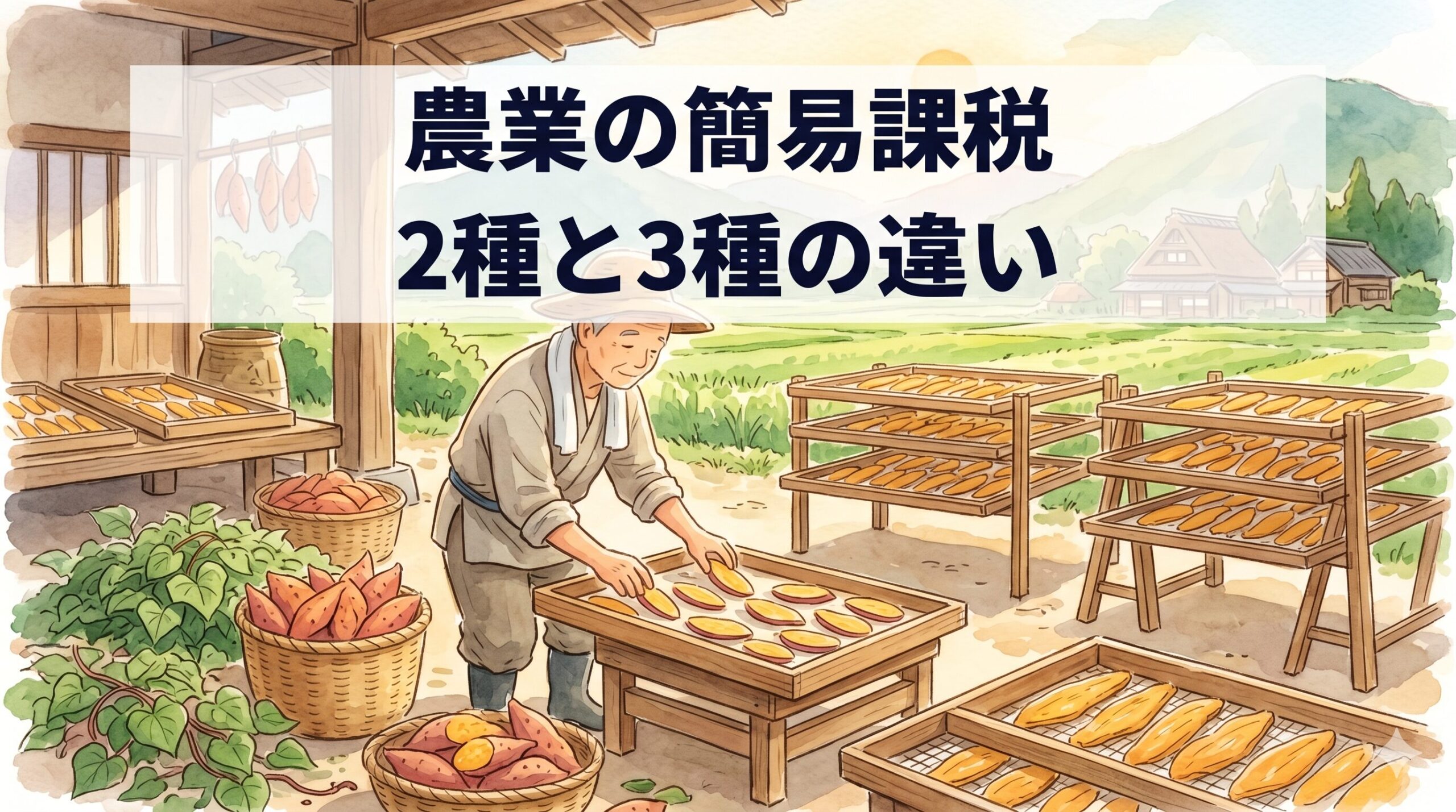 農業の簡易課税における2種と3種の違いと、間違えやすいポイント